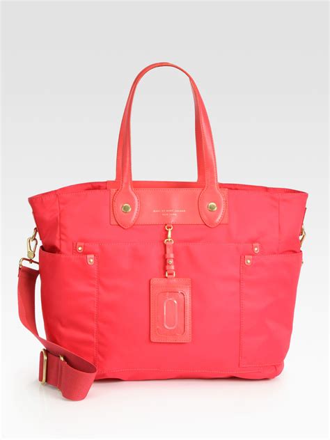 marc jacobs diaper bag pink.